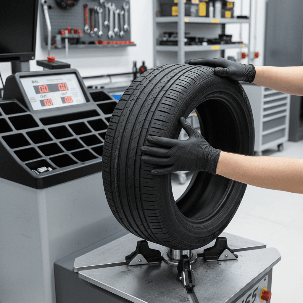 Tire installation and balancing