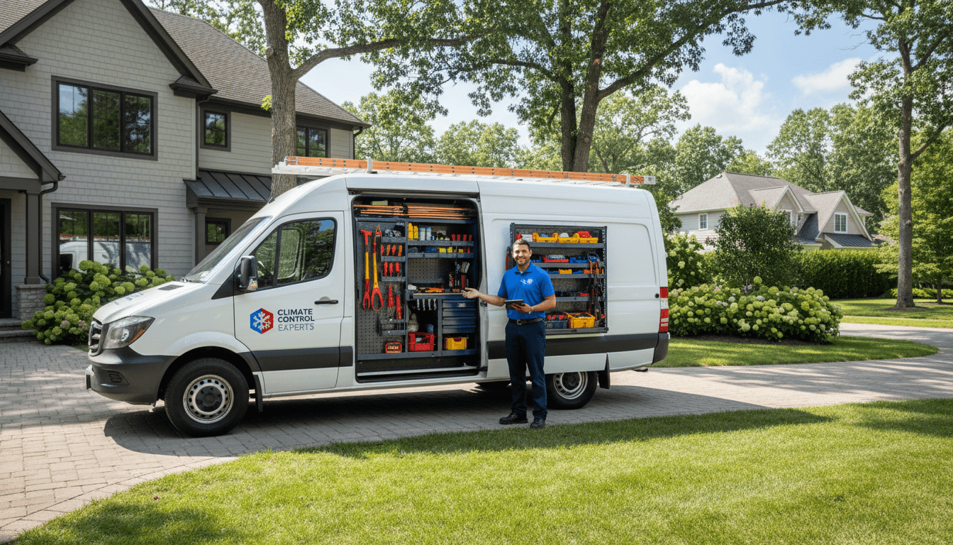 Ben Addy Tire Service van arriving for on-site tire service
